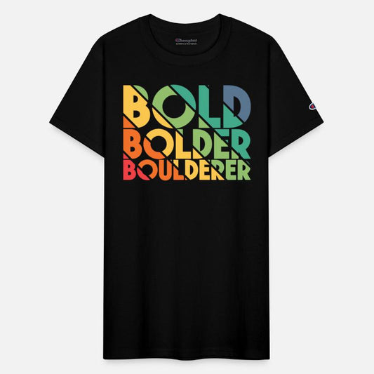 Bouldering Bold Bolder Boulderer