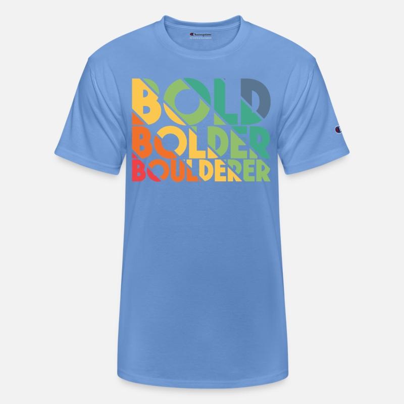 Bouldering Bold Bolder Boulderer