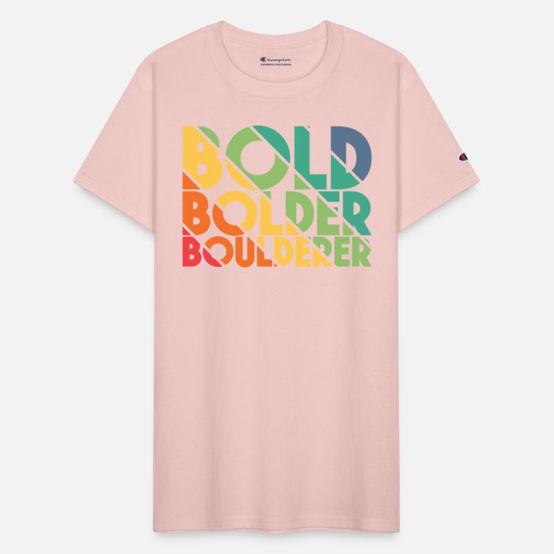 Bouldering Bold Bolder Boulderer
