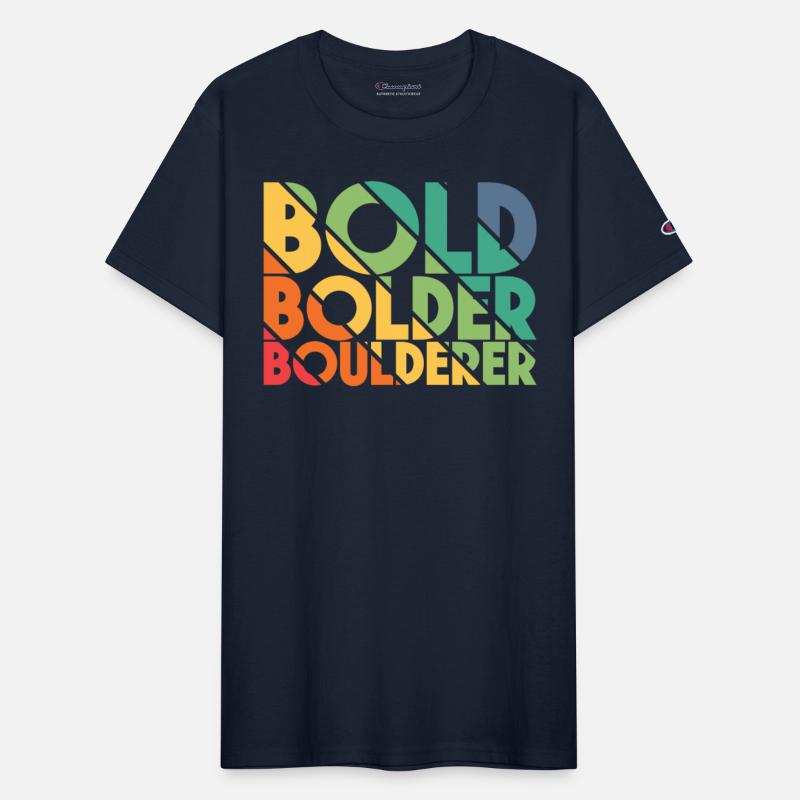 Bouldering Bold Bolder Boulderer