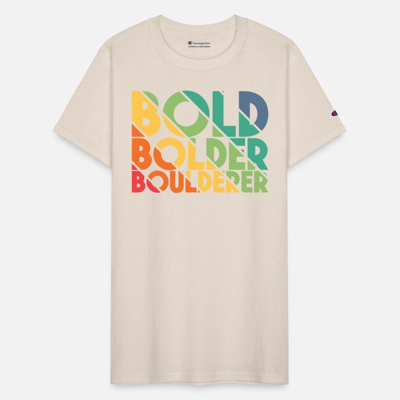 Bouldering Bold Bolder Boulderer