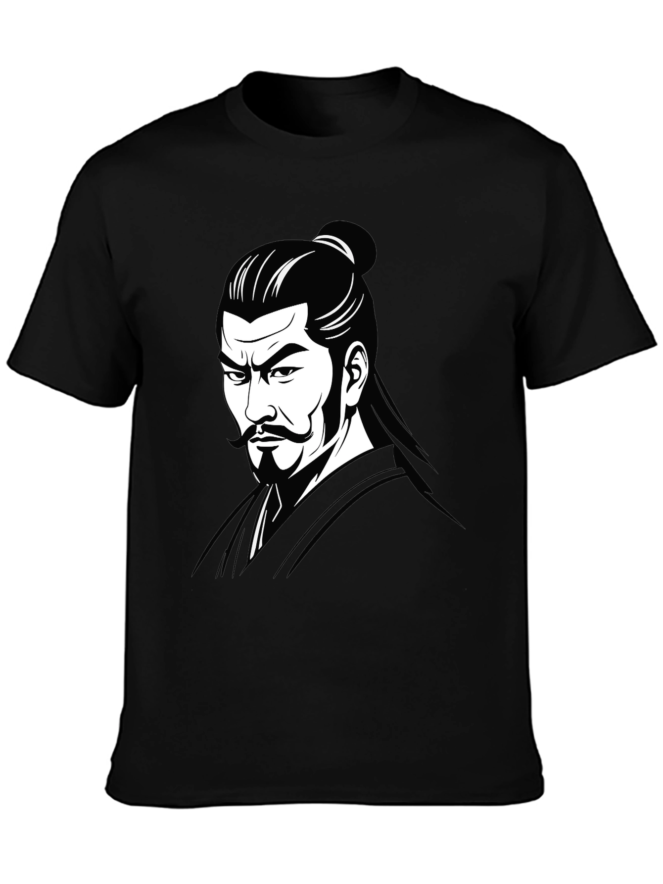 Samurai Warrior Graphic Print T-Shirt