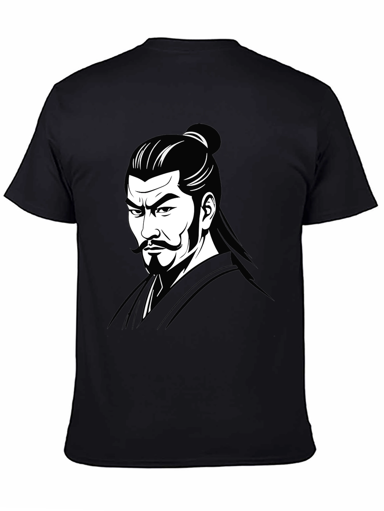 Samurai Warrior Graphic Print T-Shirt