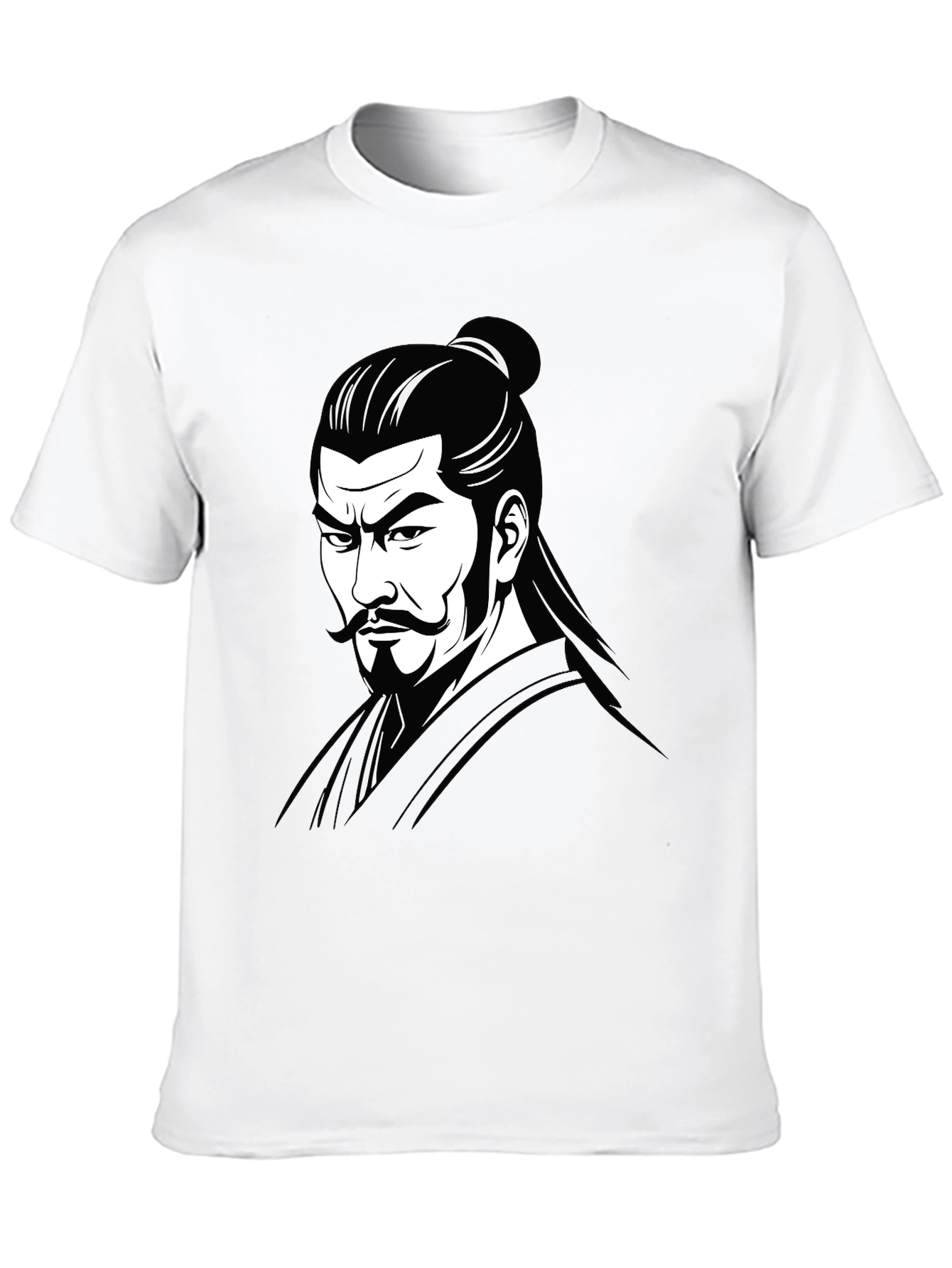 Samurai Warrior Graphic Print T-Shirt