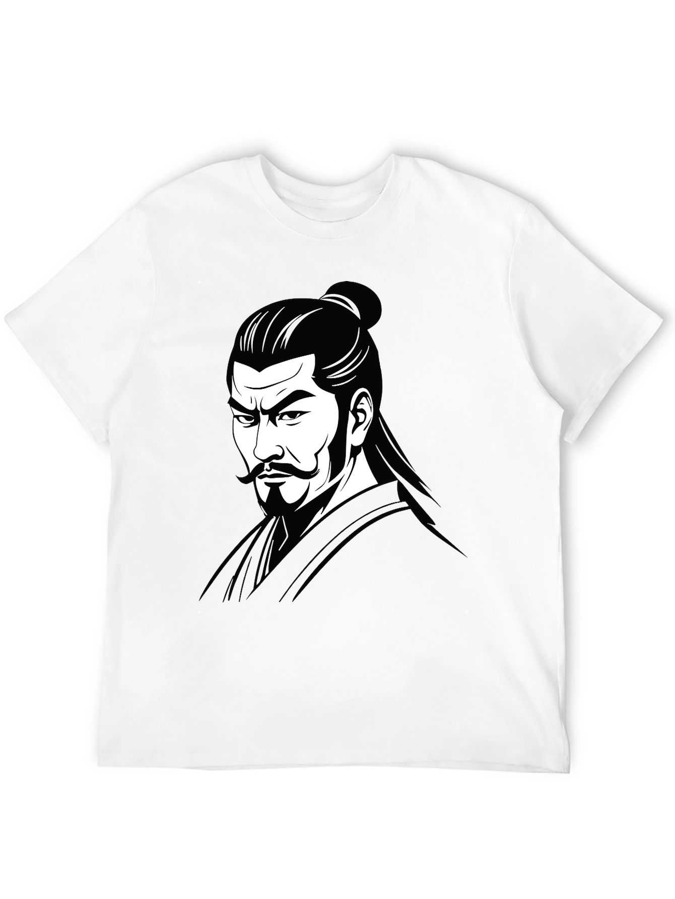 Samurai Warrior Graphic Print T-Shirt