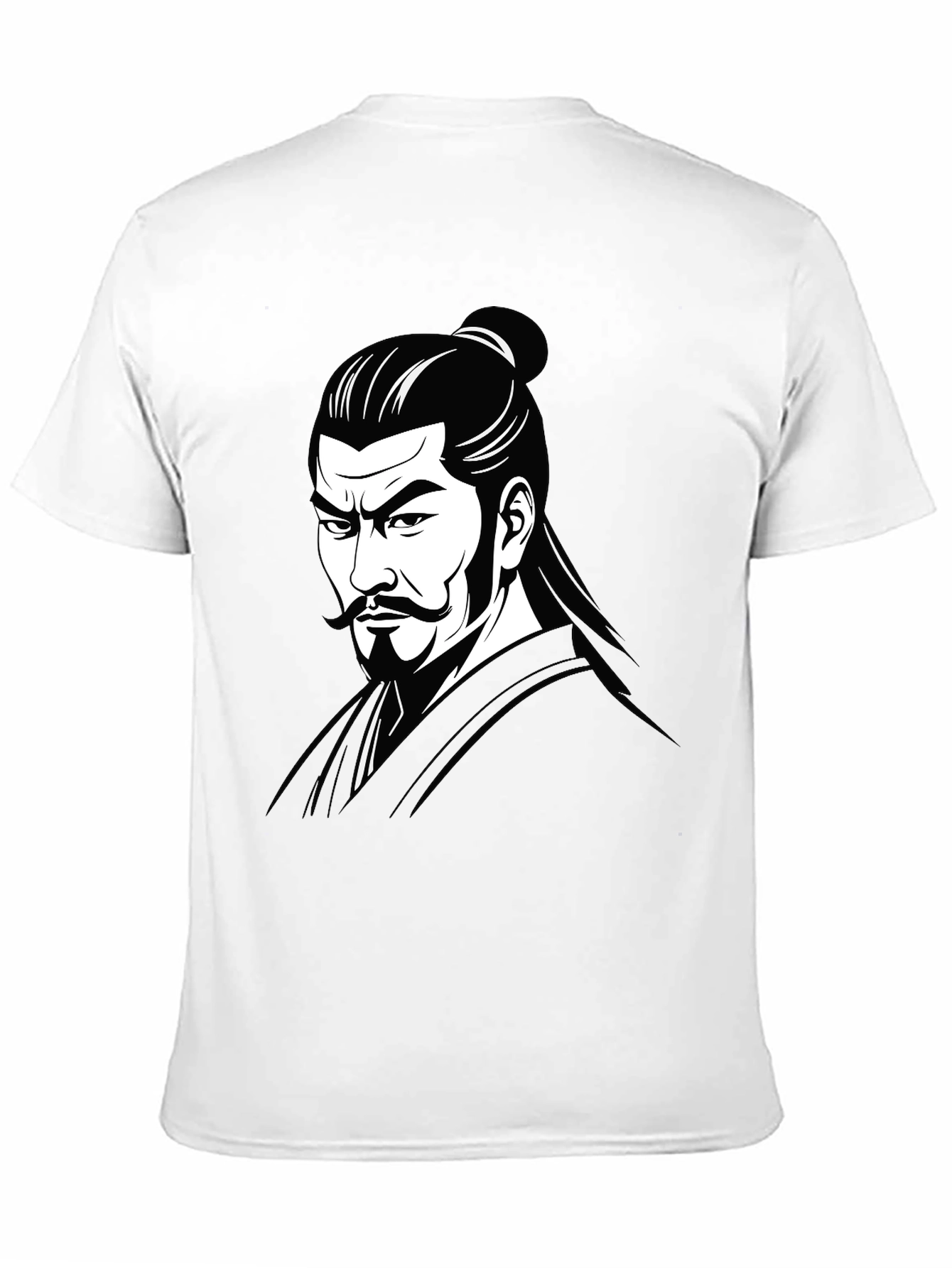Samurai Warrior Graphic Print T-Shirt