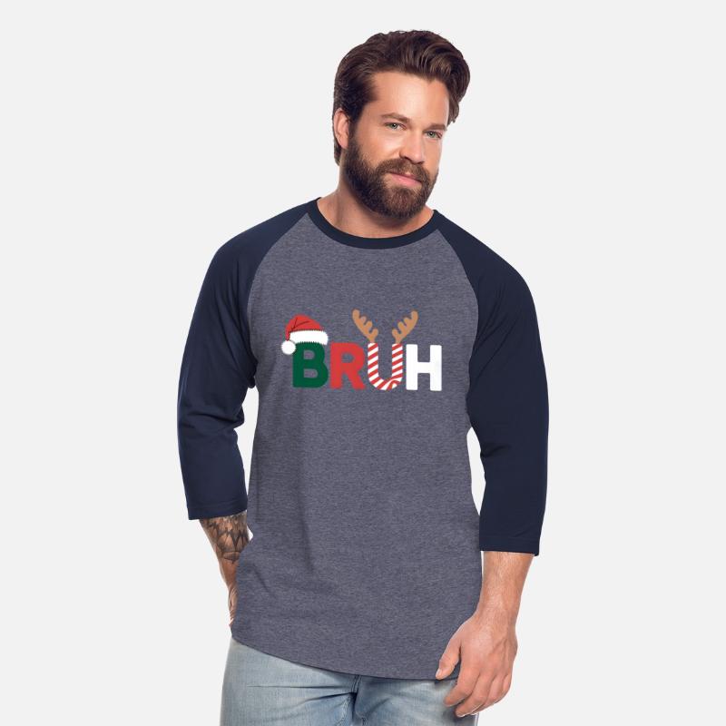 Bruh Christmas Shirt Kids Xmas Teens Boys Funny