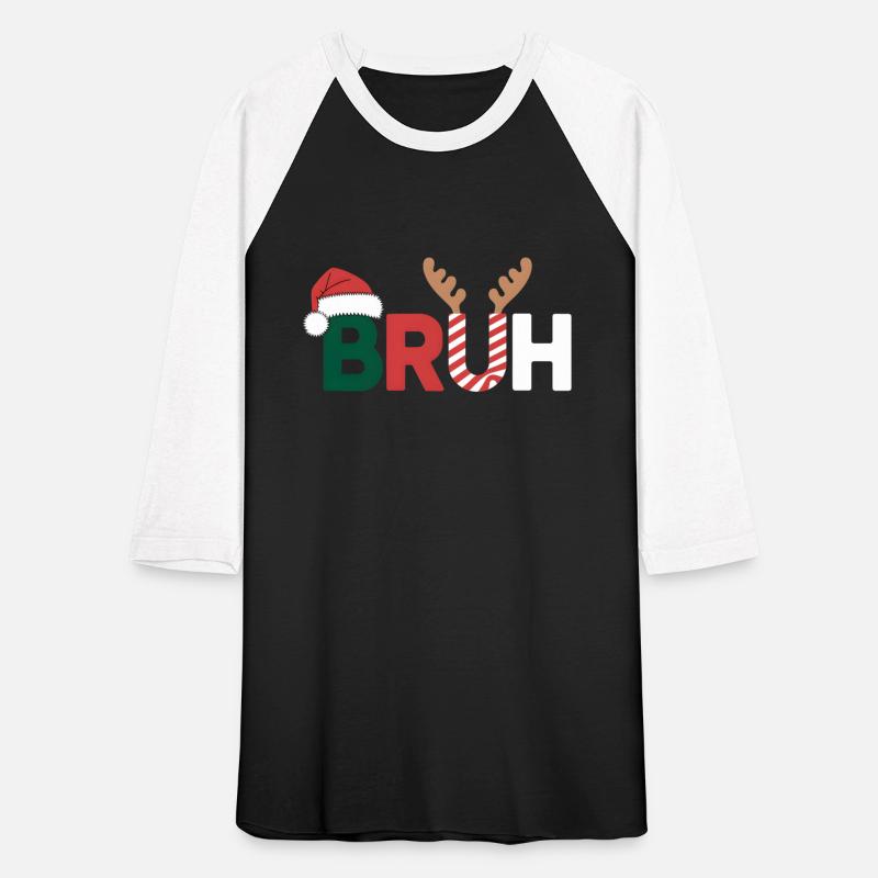 Bruh Christmas Shirt Kids Xmas Teens Boys Funny