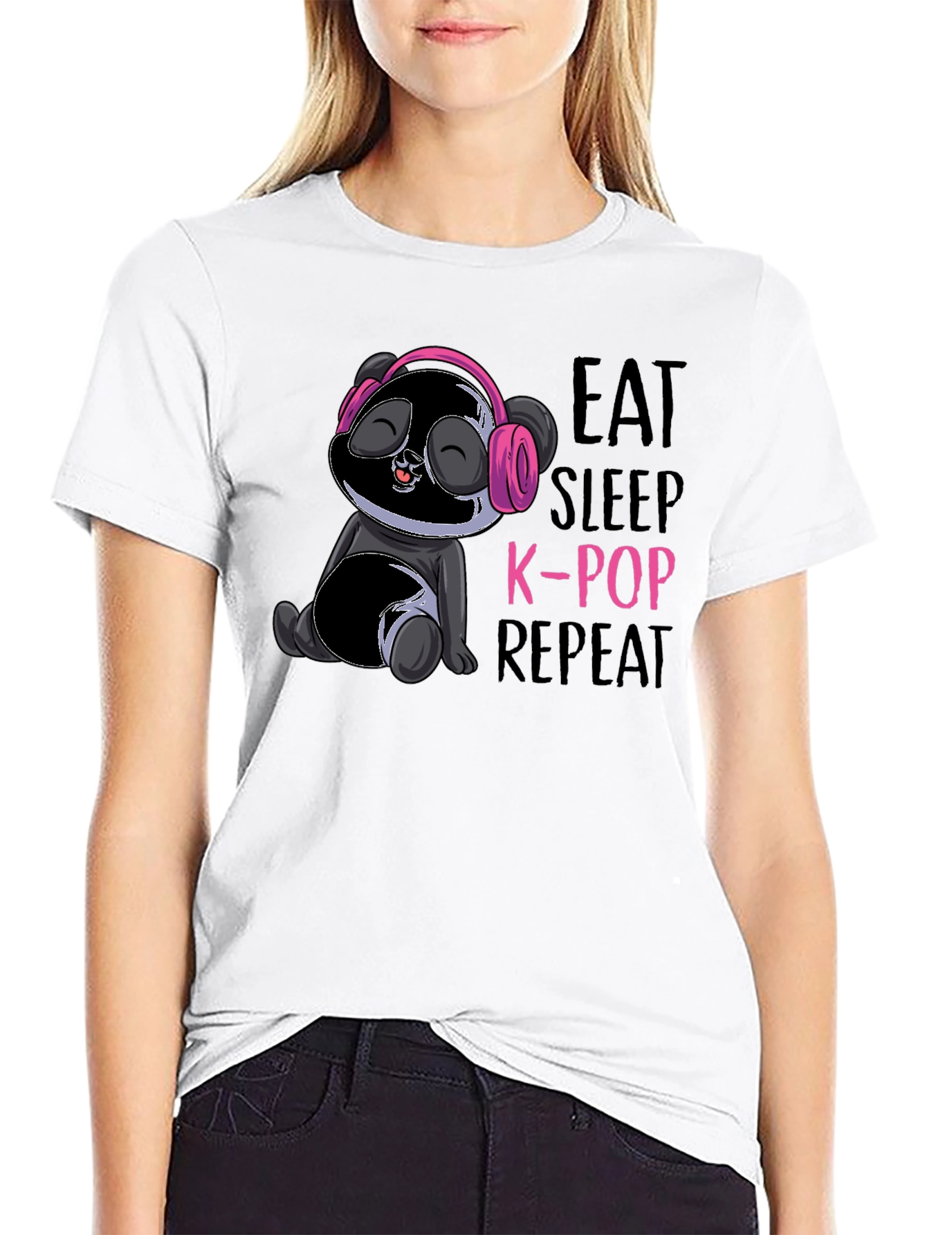 K-Pop Panda T-Shirt