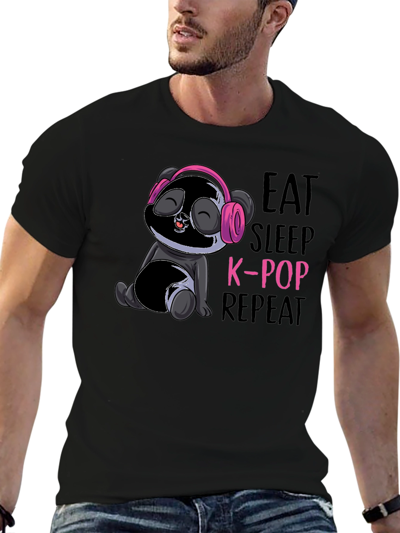K-Pop Panda T-Shirt