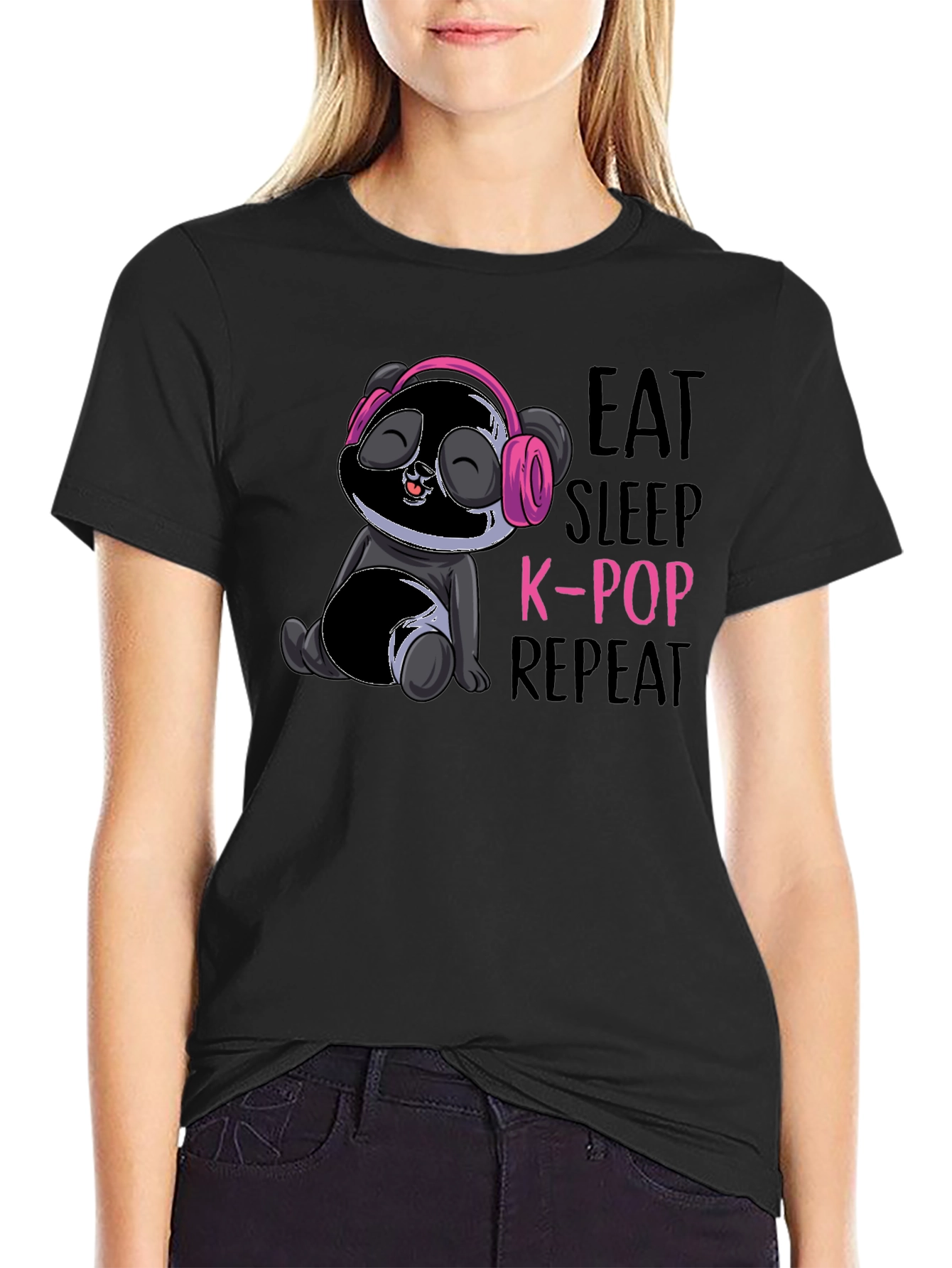 K-Pop Panda T-Shirt