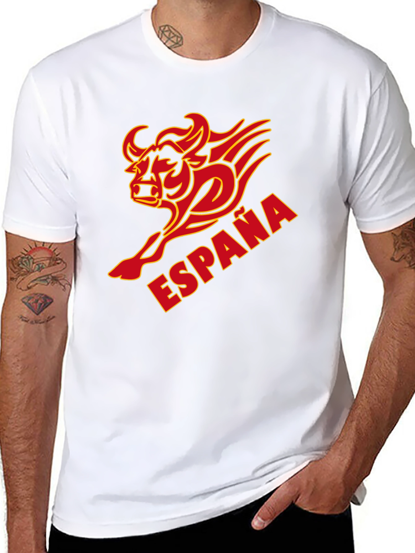 España Bull Graphic Tee - Bold Spanish Style
