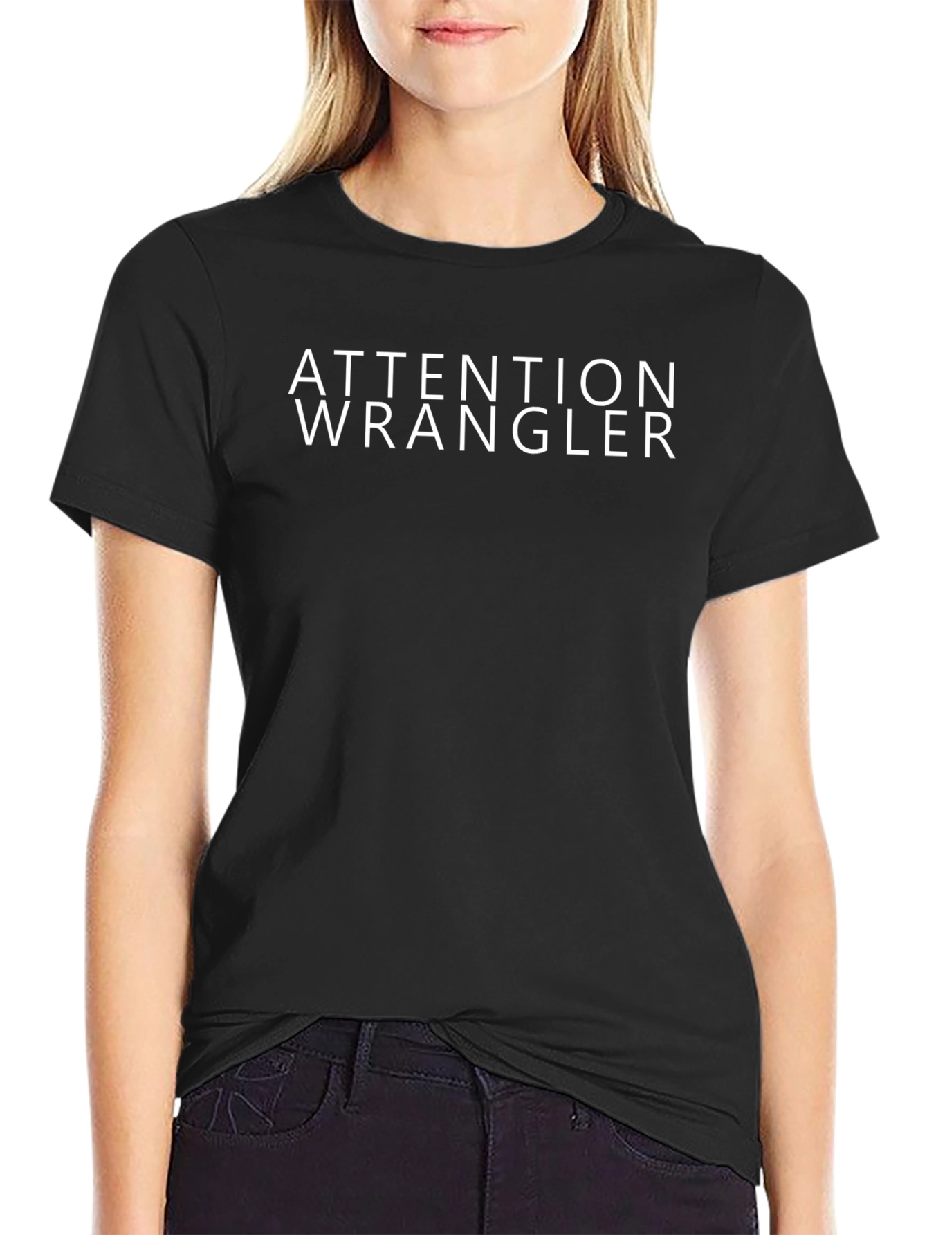 Attention Wrangler Black T-Shirt