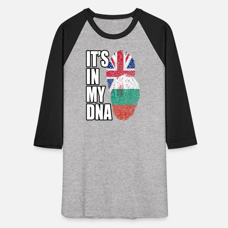 Bulgarian And British Mix Heritage DNA Flag