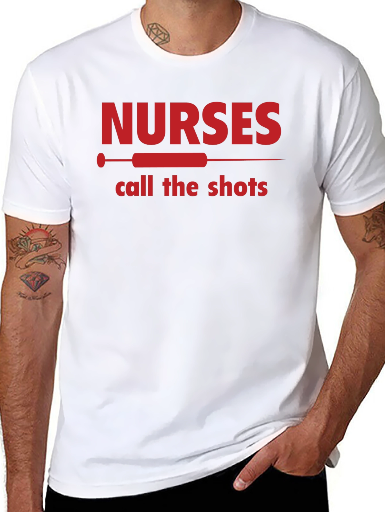 Nurses Call The Shots T-Shirt - Medical Staff Apparel