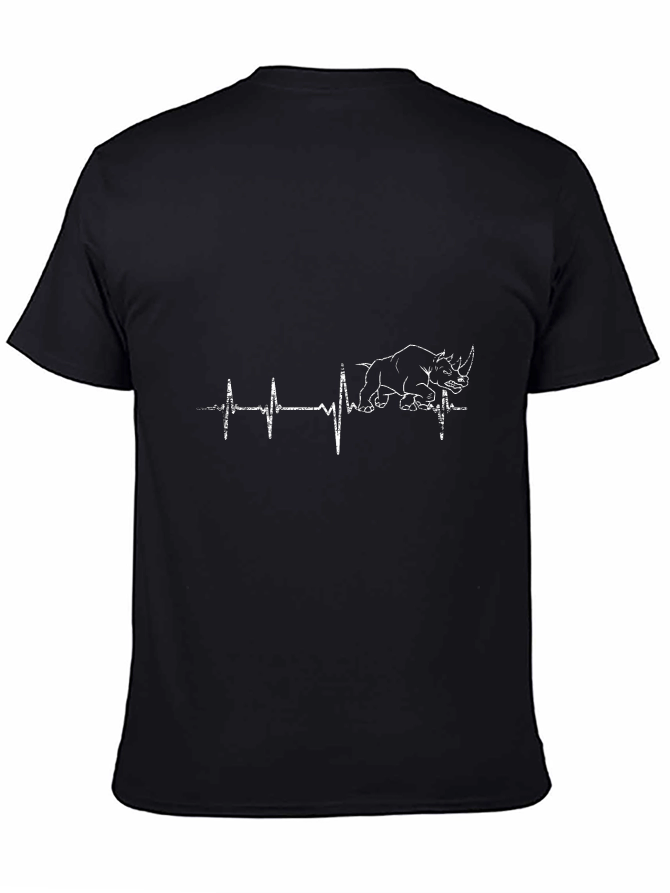 Rhinoceros Heartbeat Graphic Tee