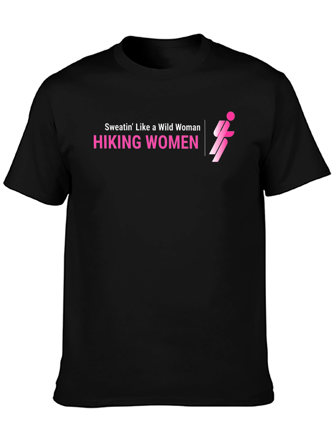 Hiking Women T-Shirt Wild Woman Sweat Active Tee