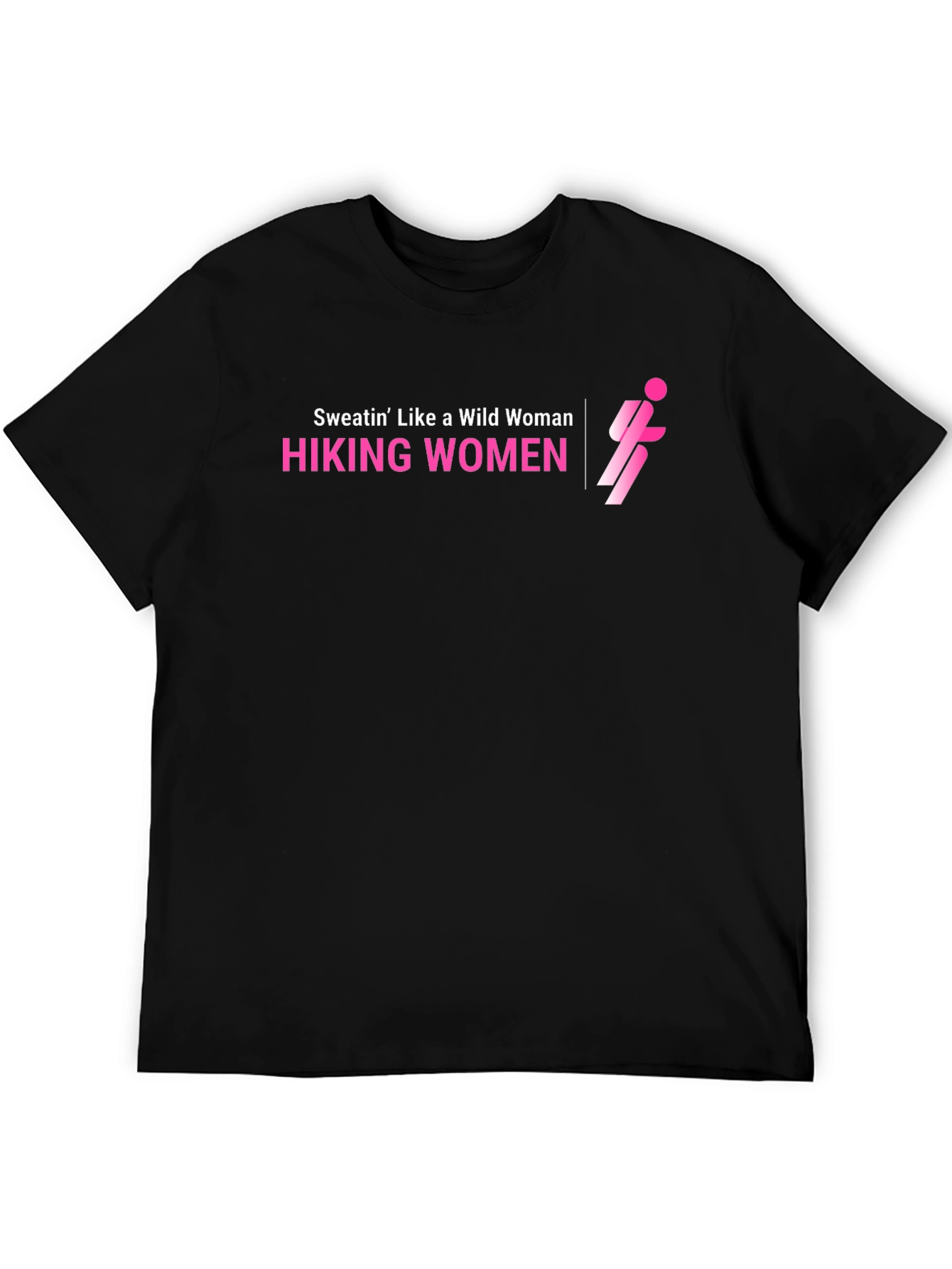 Hiking Women T-Shirt Wild Woman Sweat Active Tee