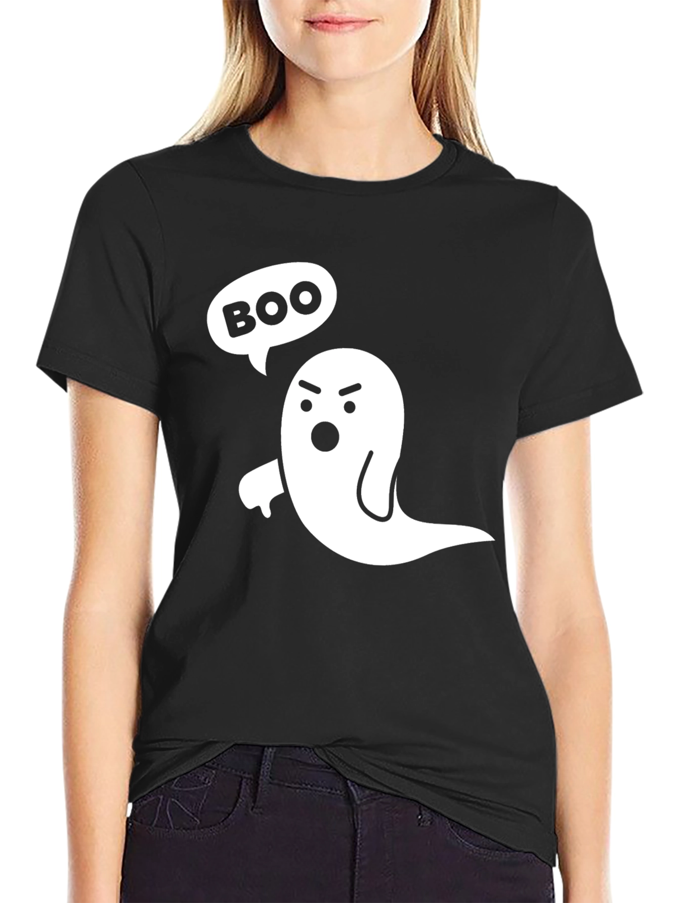 Boo Ghost T-Shirt - Spooky Season Tee