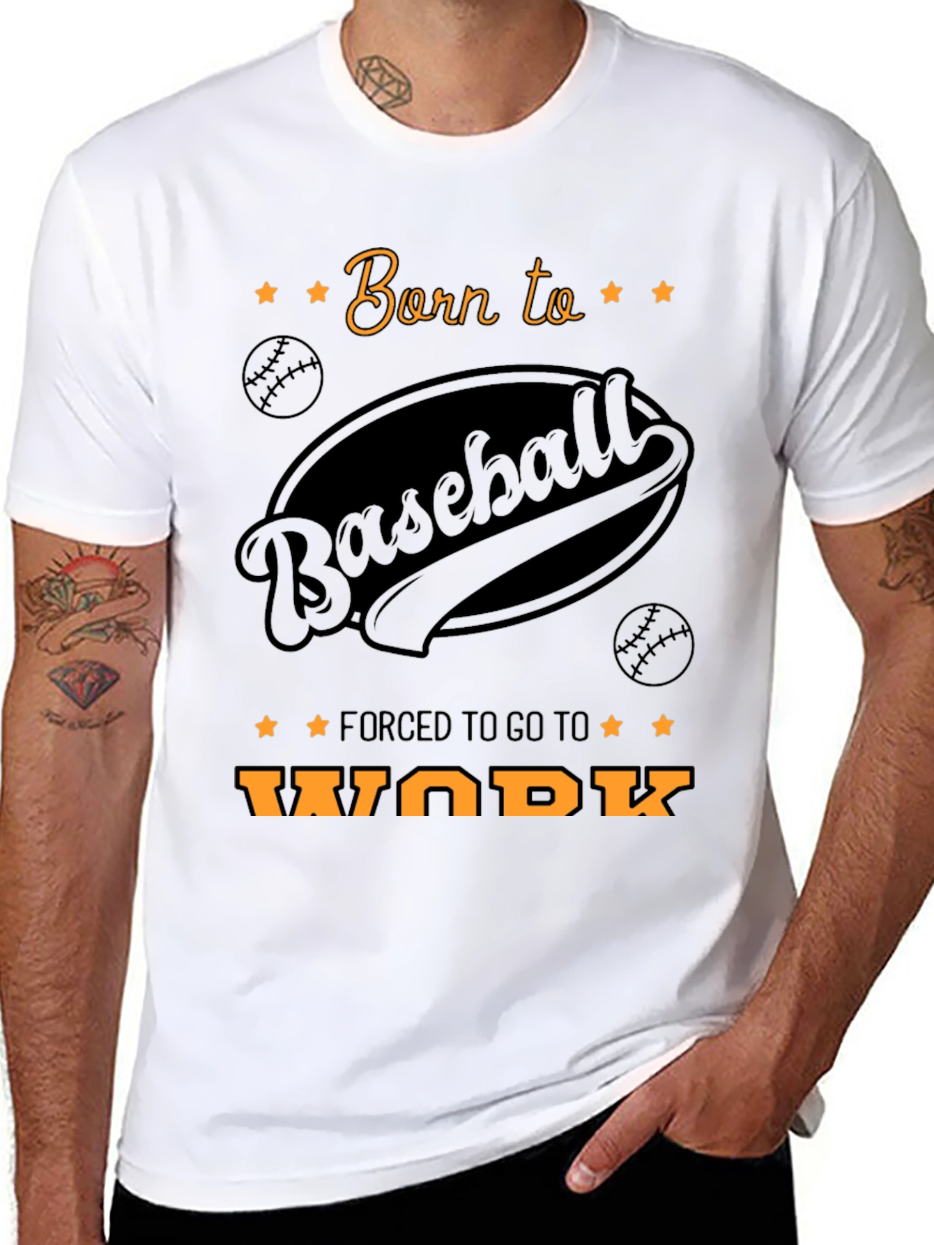 Born to Baseball Funny T-Shirt