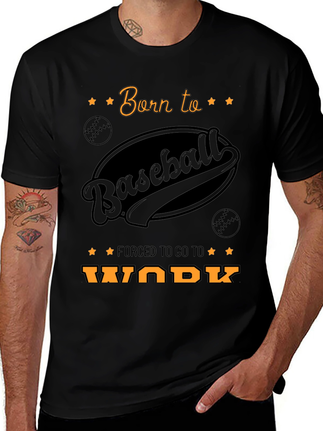 Born to Baseball Funny T-Shirt