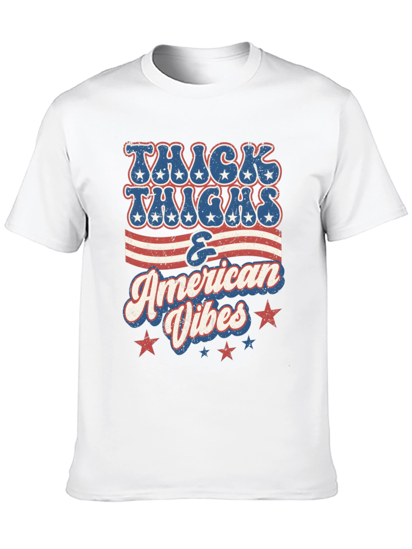 Thick Thighs American Vibes Graphic Tee