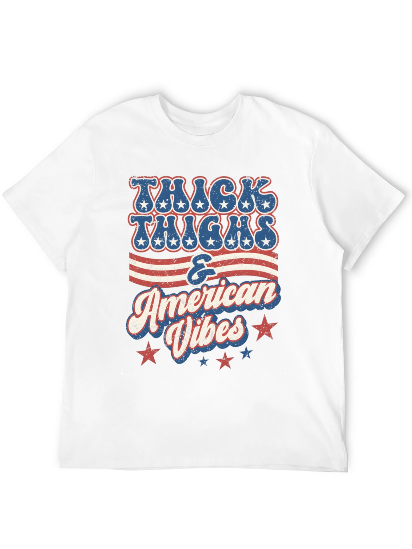 Thick Thighs American Vibes Graphic Tee