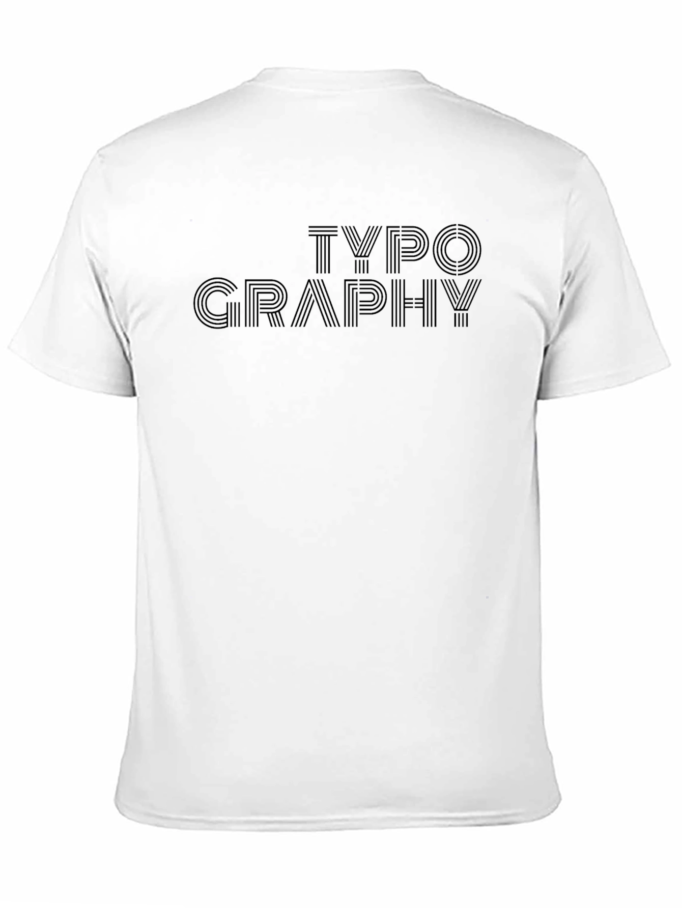 Typography Black T-Shirt