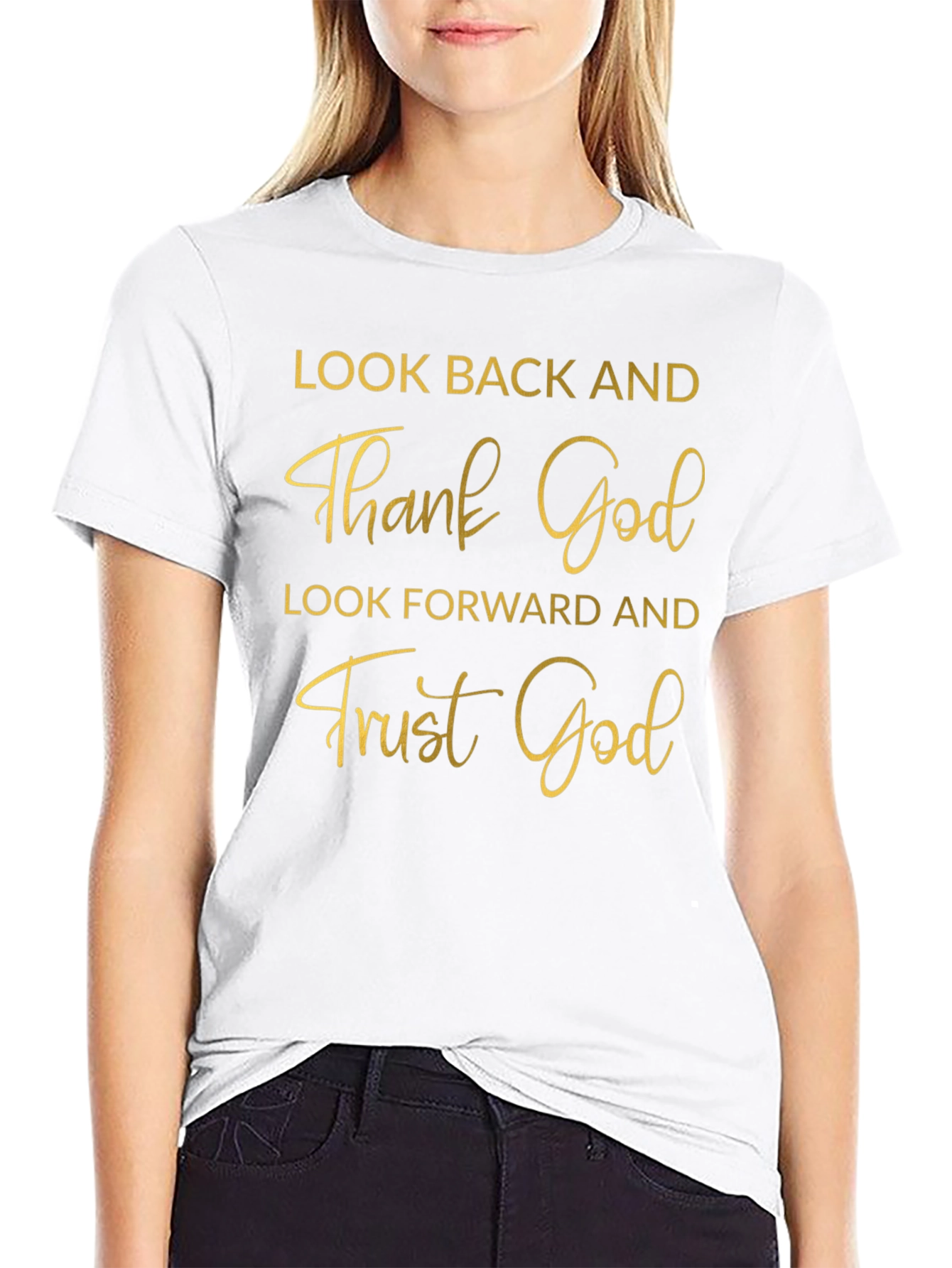 Faith-Inspired Black T-Shirt