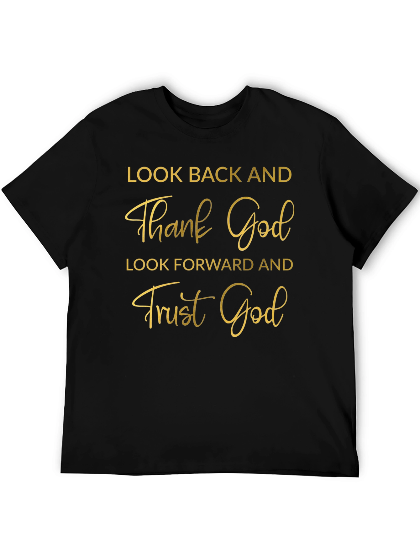 Faith-Inspired Black T-Shirt