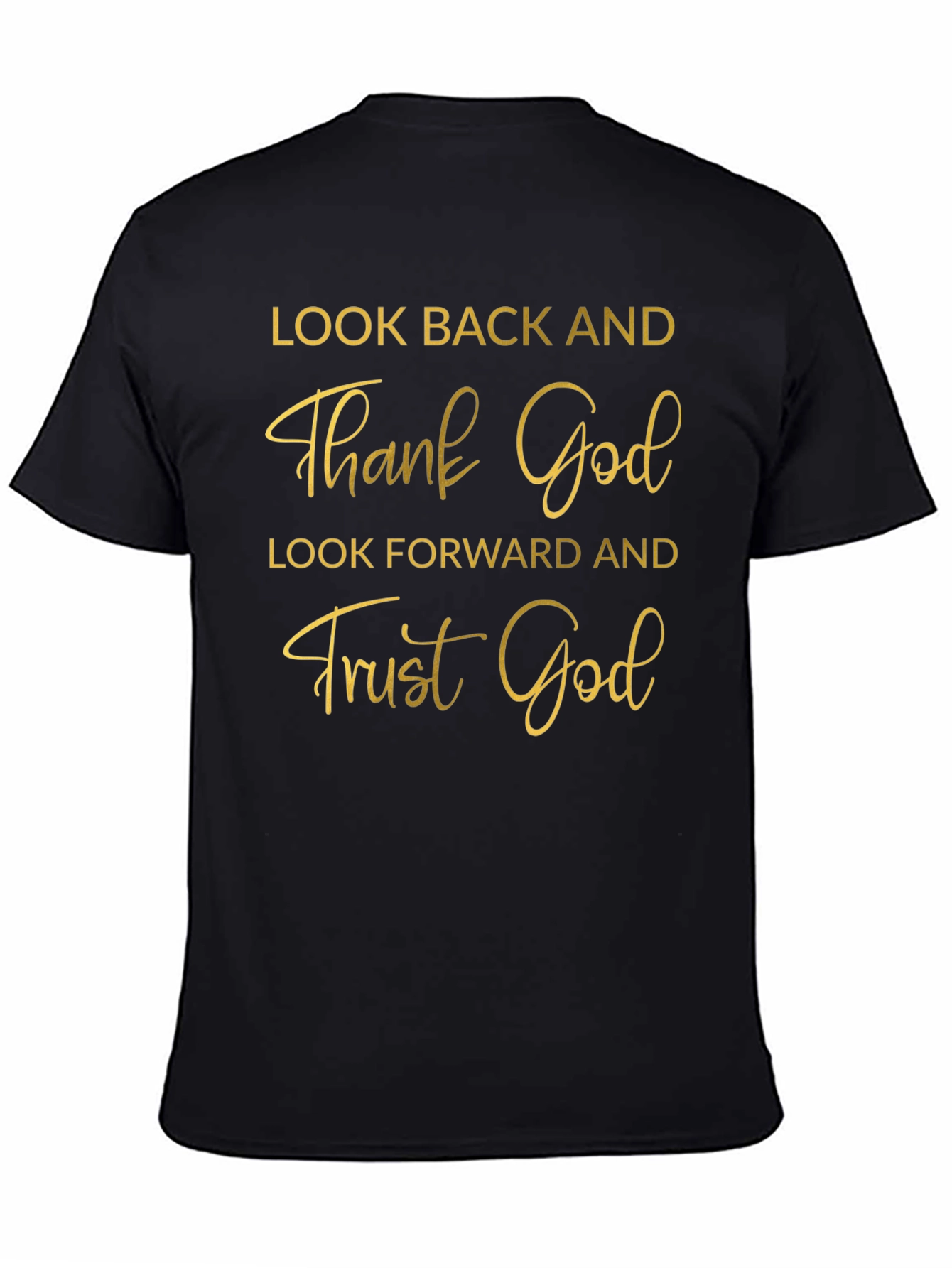 Faith-Inspired Black T-Shirt