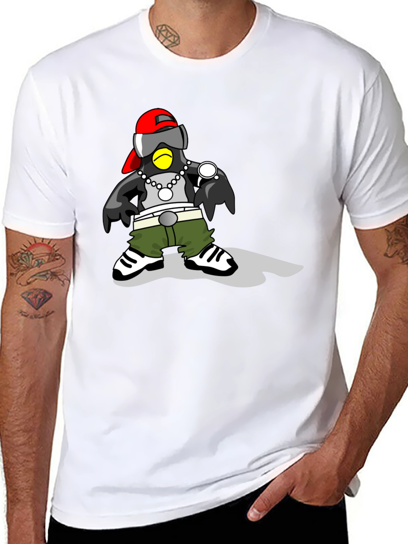Cartoon Penguin T-Shirt - Urban Style