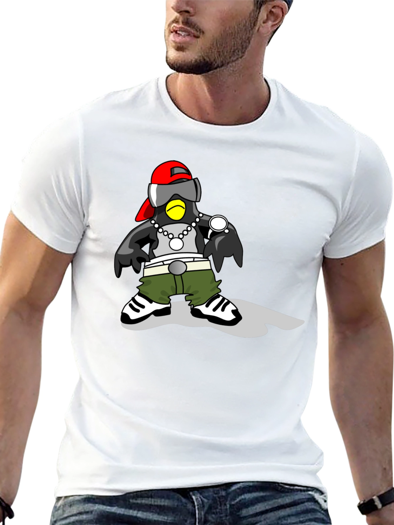 Cartoon Penguin T-Shirt - Urban Style
