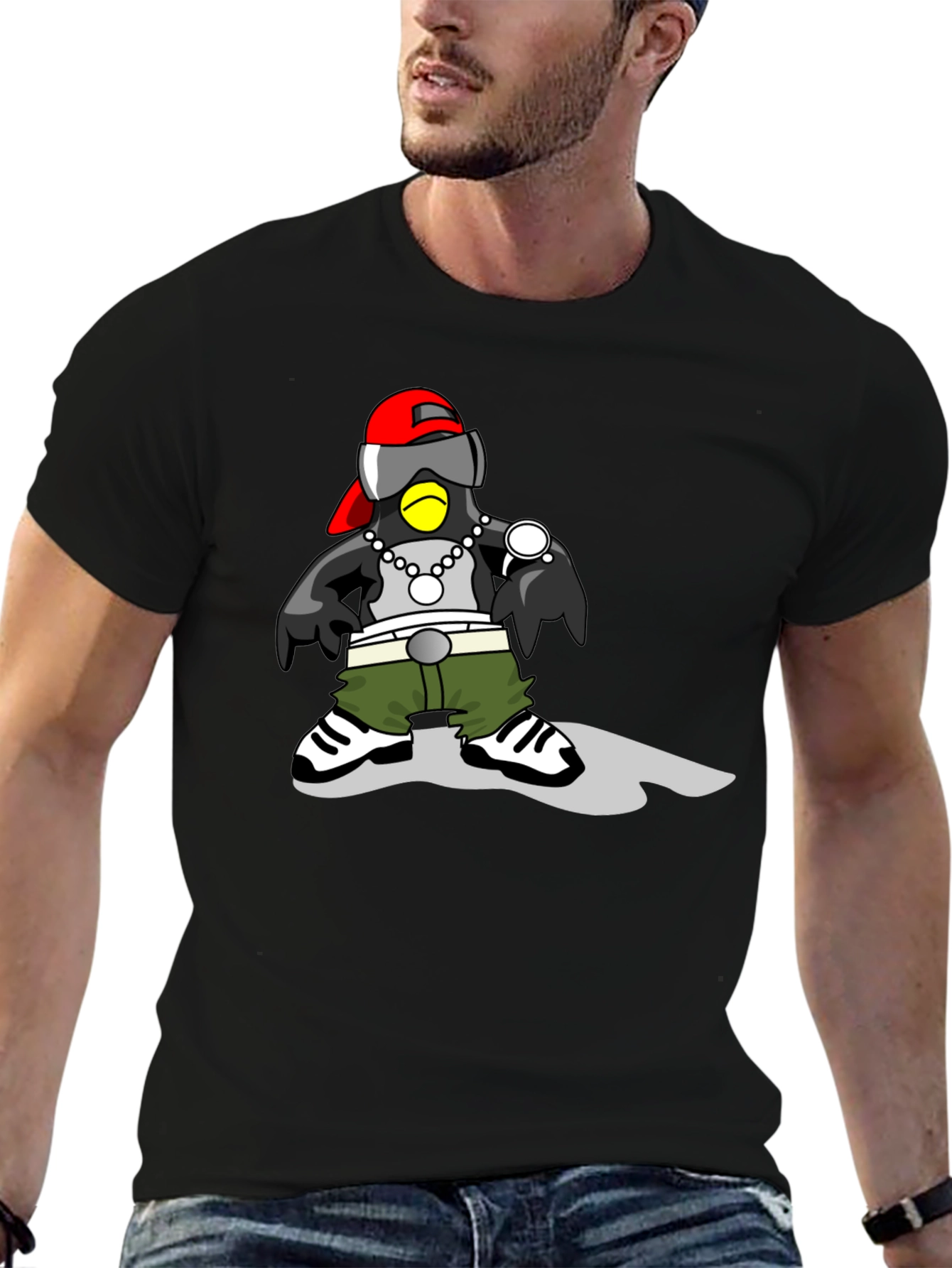 Cartoon Penguin T-Shirt - Urban Style
