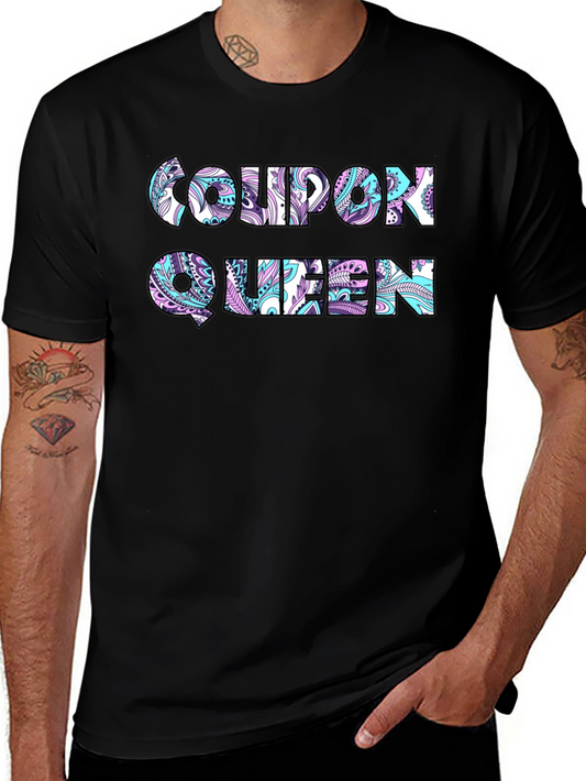 Coupon Queen Black T-Shirt