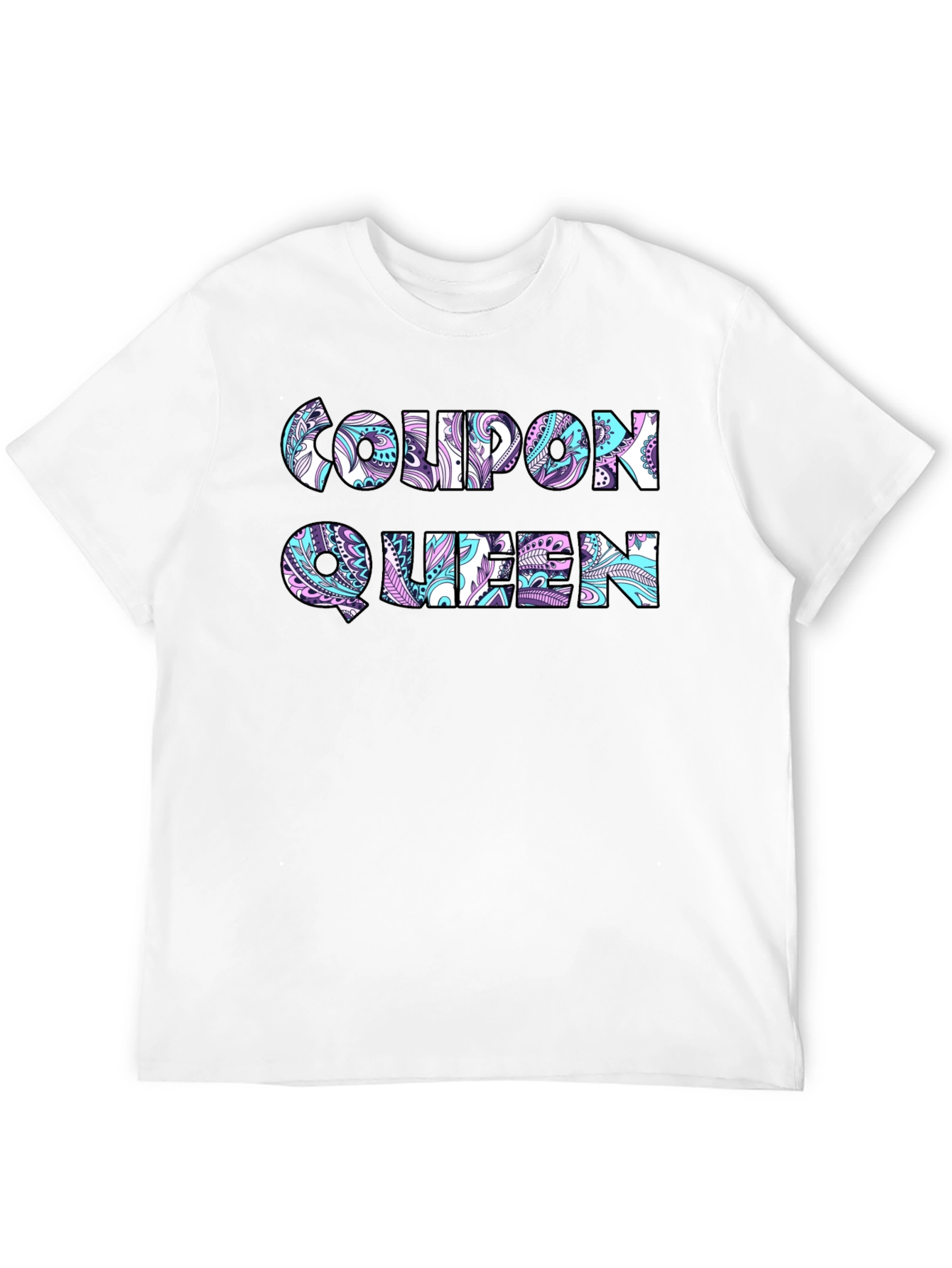 Coupon Queen Black T-Shirt