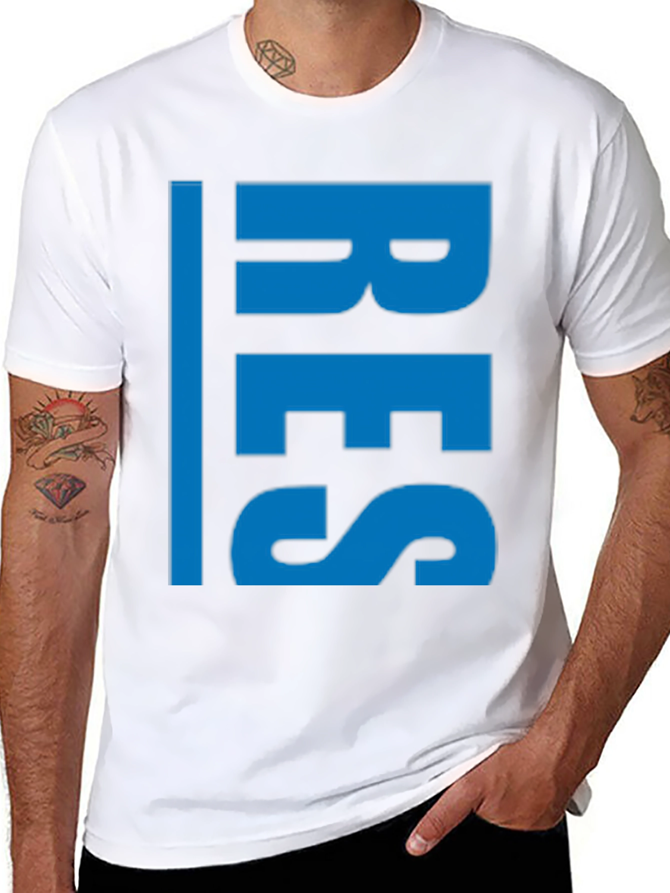 RES Graphic Tee - Black Cotton T-Shirt
