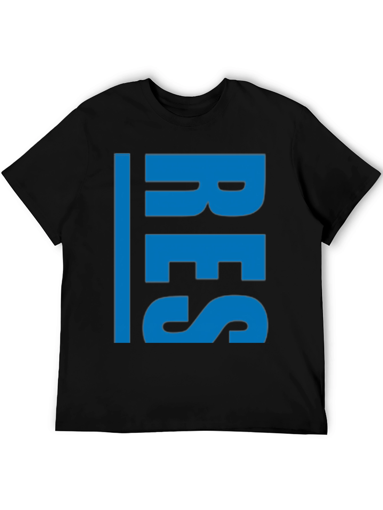 RES Graphic Tee - Black Cotton T-Shirt