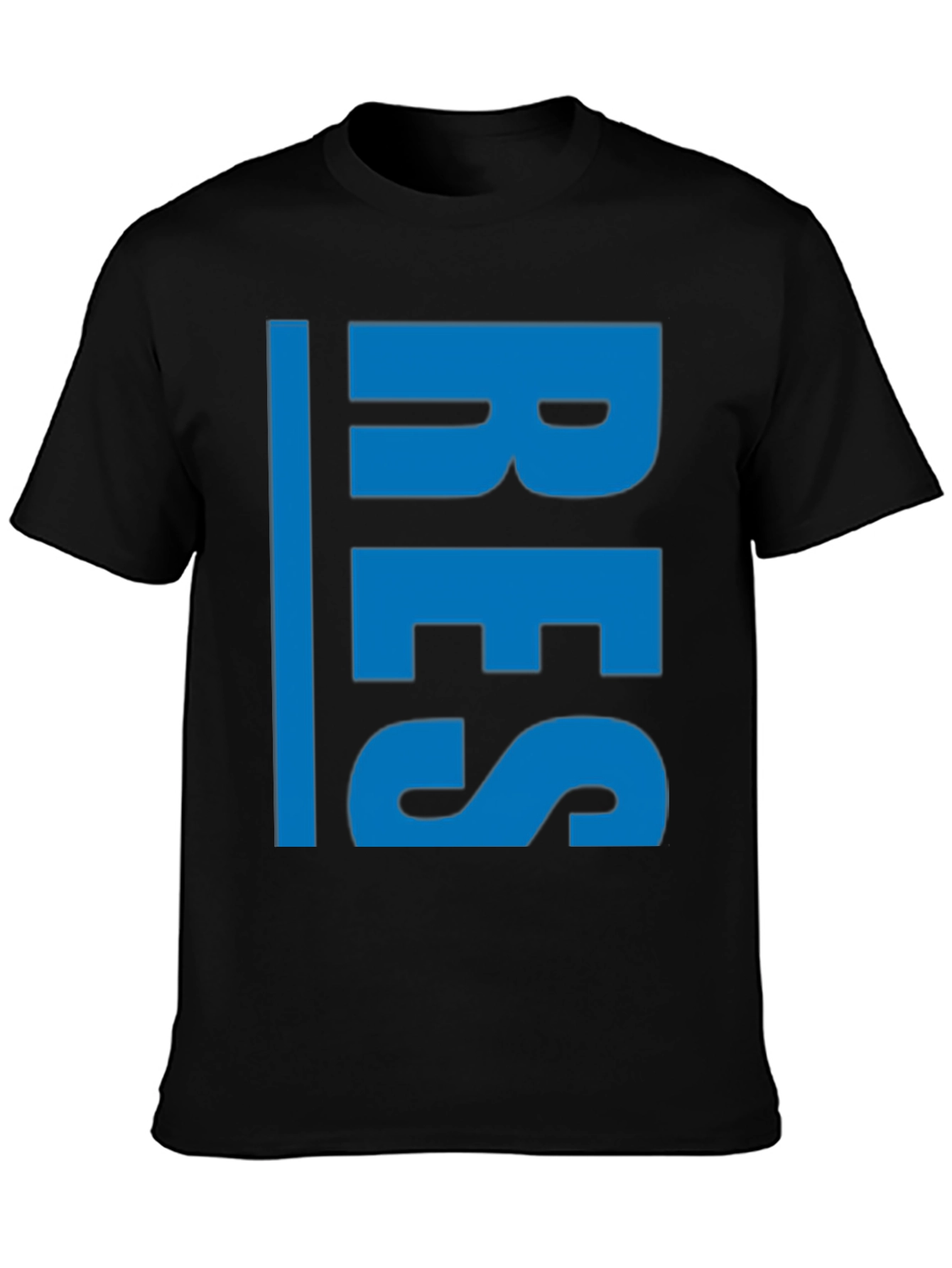 RES Graphic Tee - Black Cotton T-Shirt