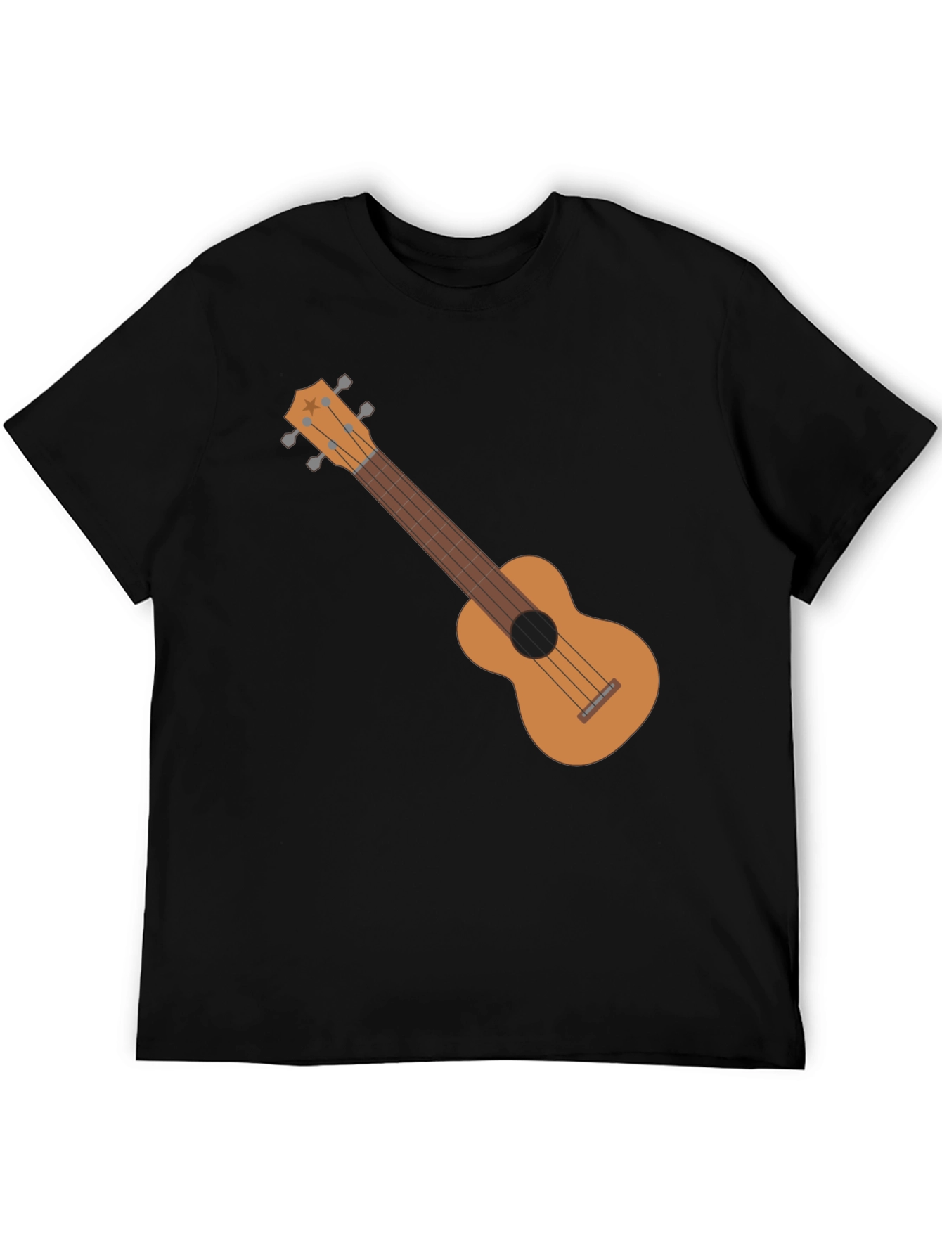 Ukulele Graphic Black Tee