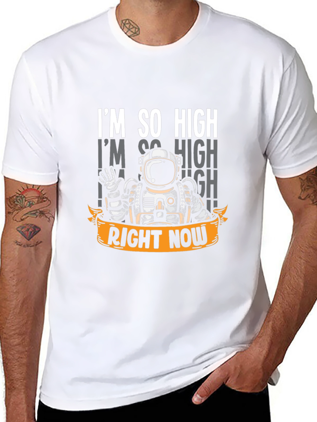 Im So High Astronaut Graphic T-Shirt