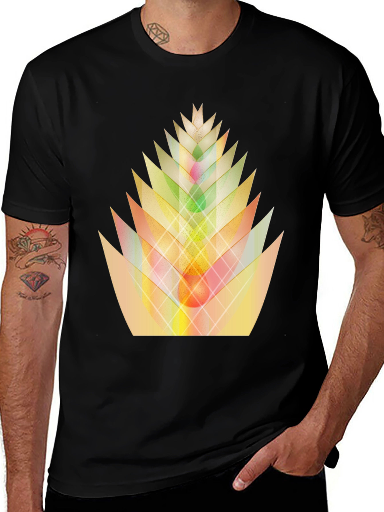 Geometric Art T-Shirt - Modern Minimalist Design