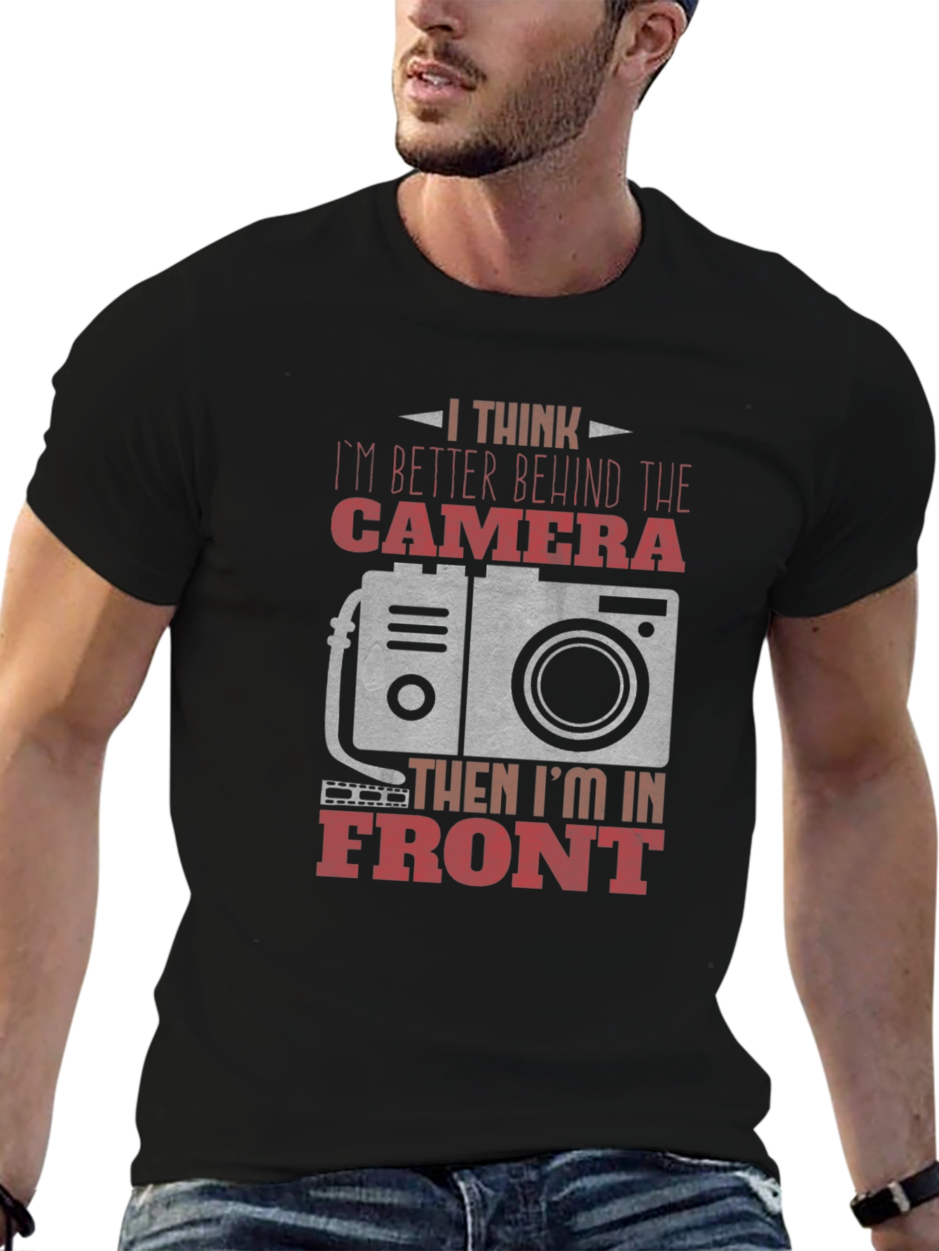 Behind the Camera Graphic T-Shirt