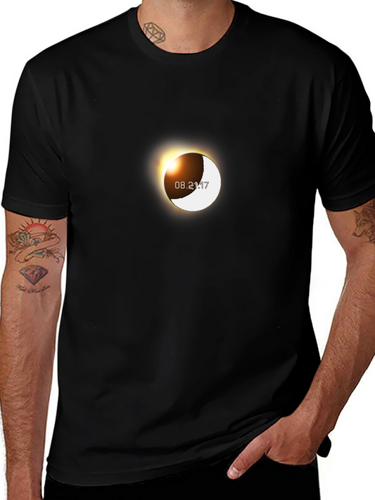 Solar Eclipse August 21 2017 Black T-Shirt