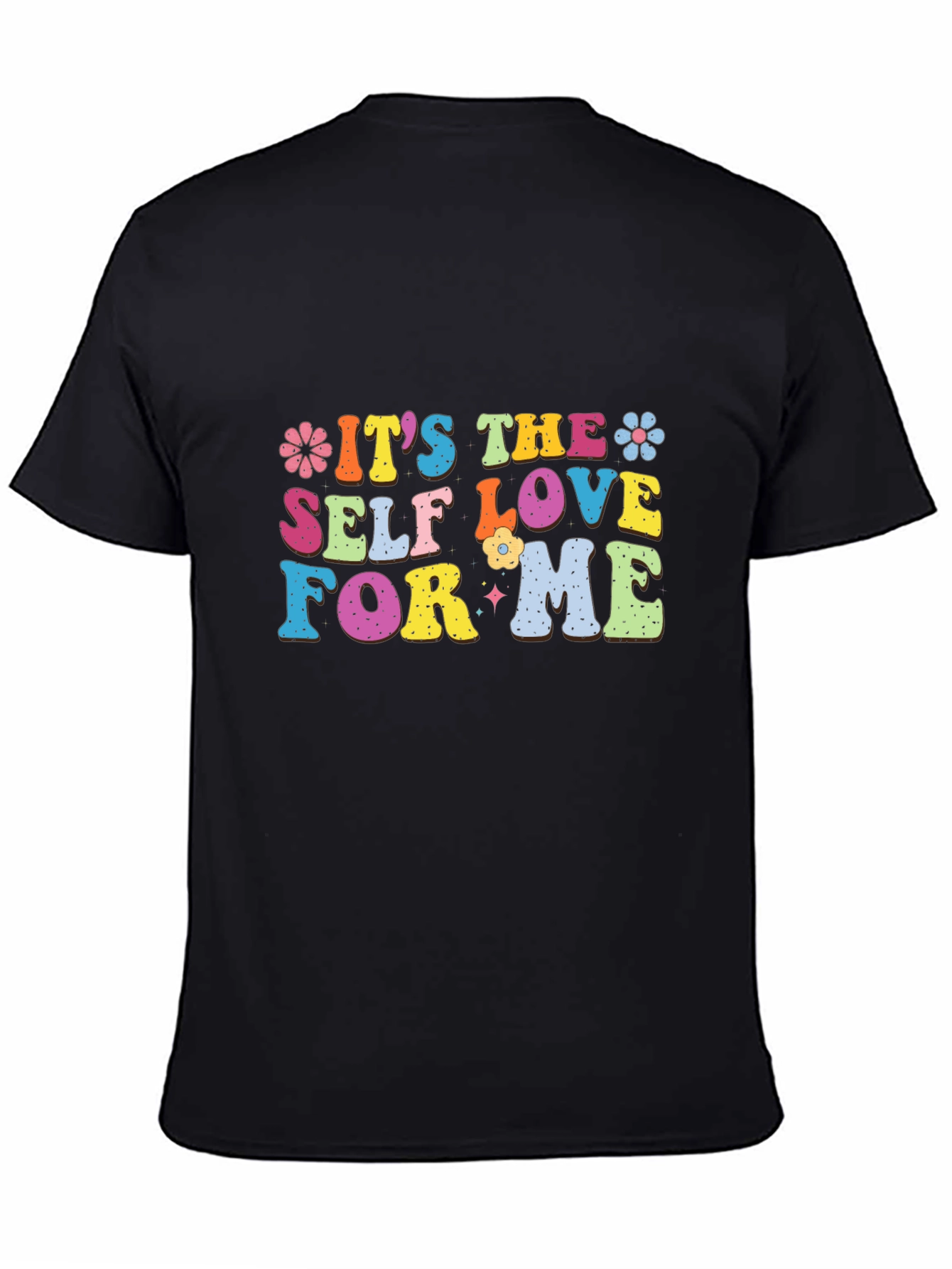 Self Love Graphic Tee - Black Cotton T-Shirt