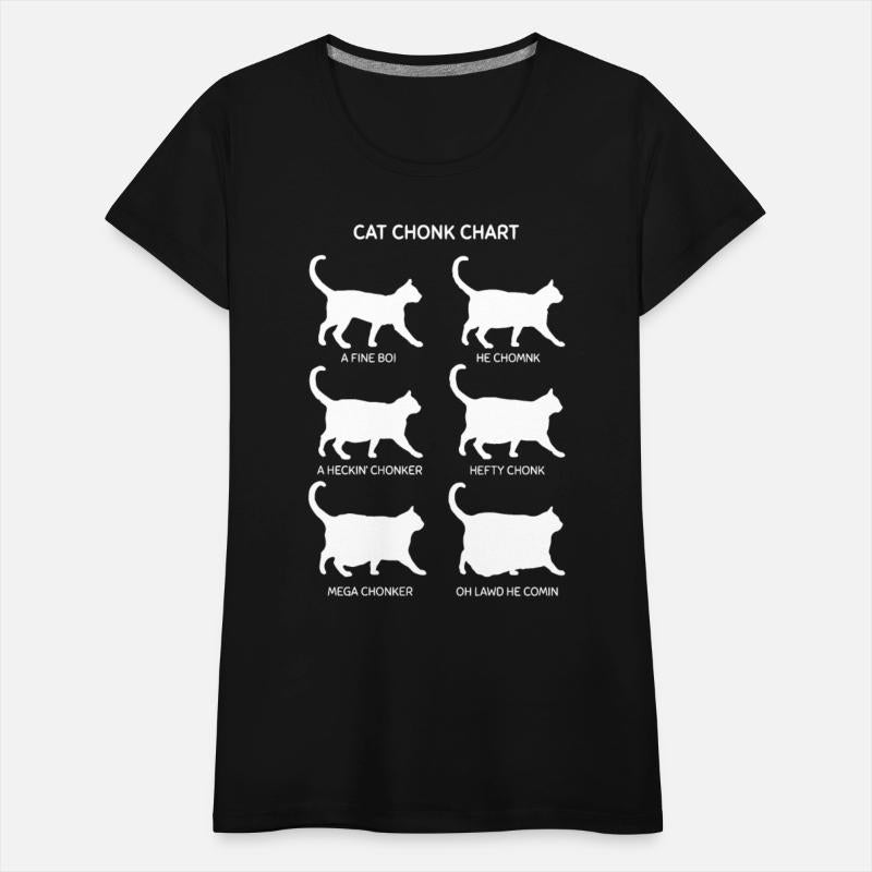 cat chonk chart | funny gift idea fat cat