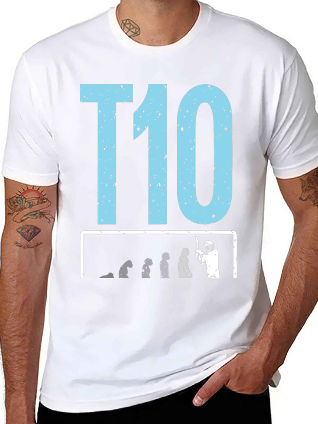 T10 Cricket Evolution Graphic Tee