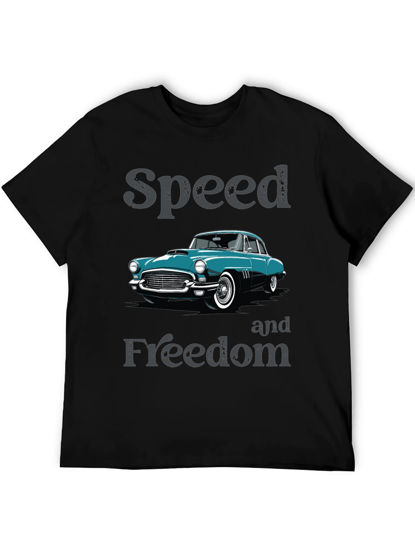 Speed and Freedom Classic Car Graphic Tee