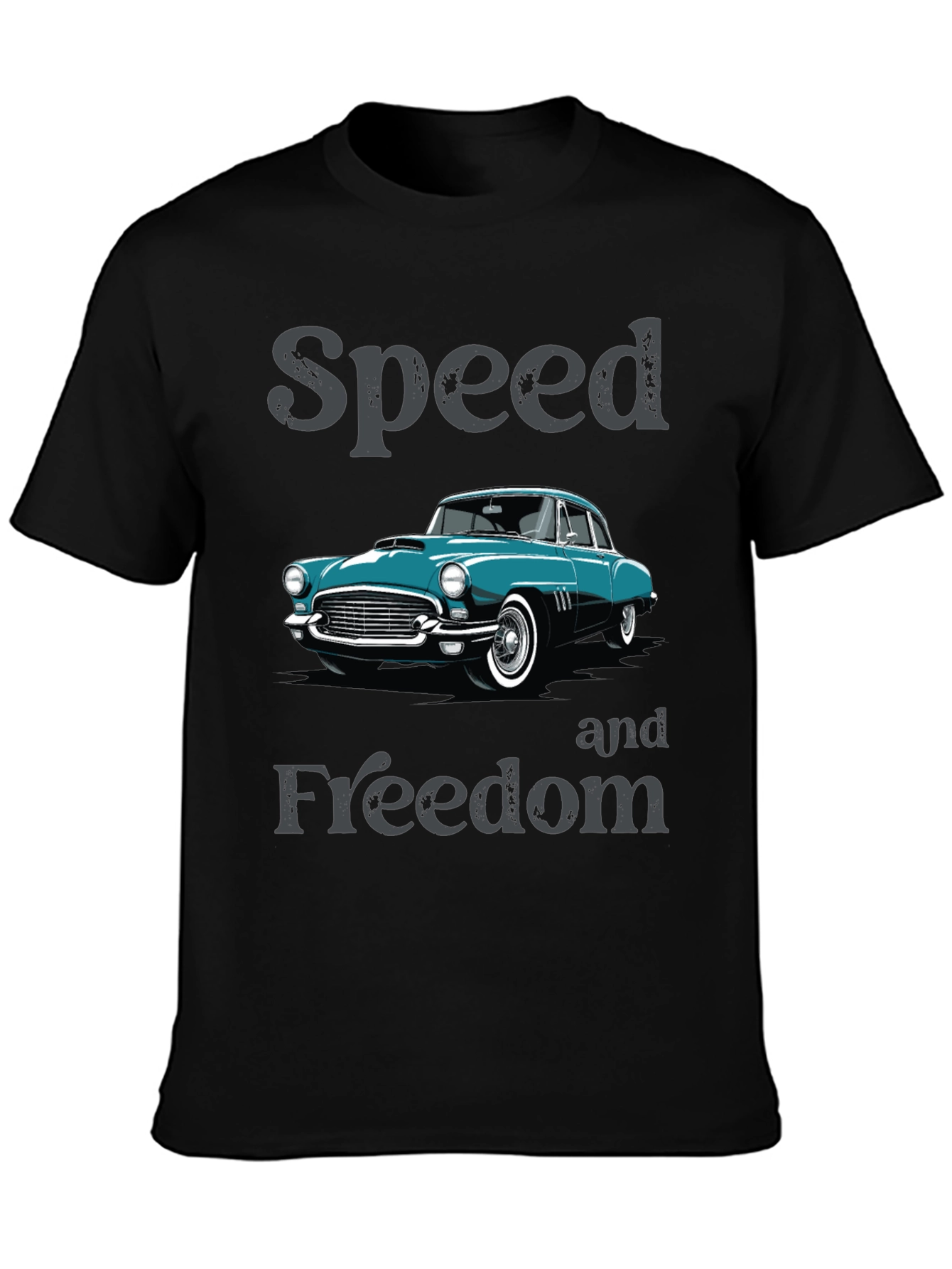 Speed and Freedom Classic Car Graphic Tee