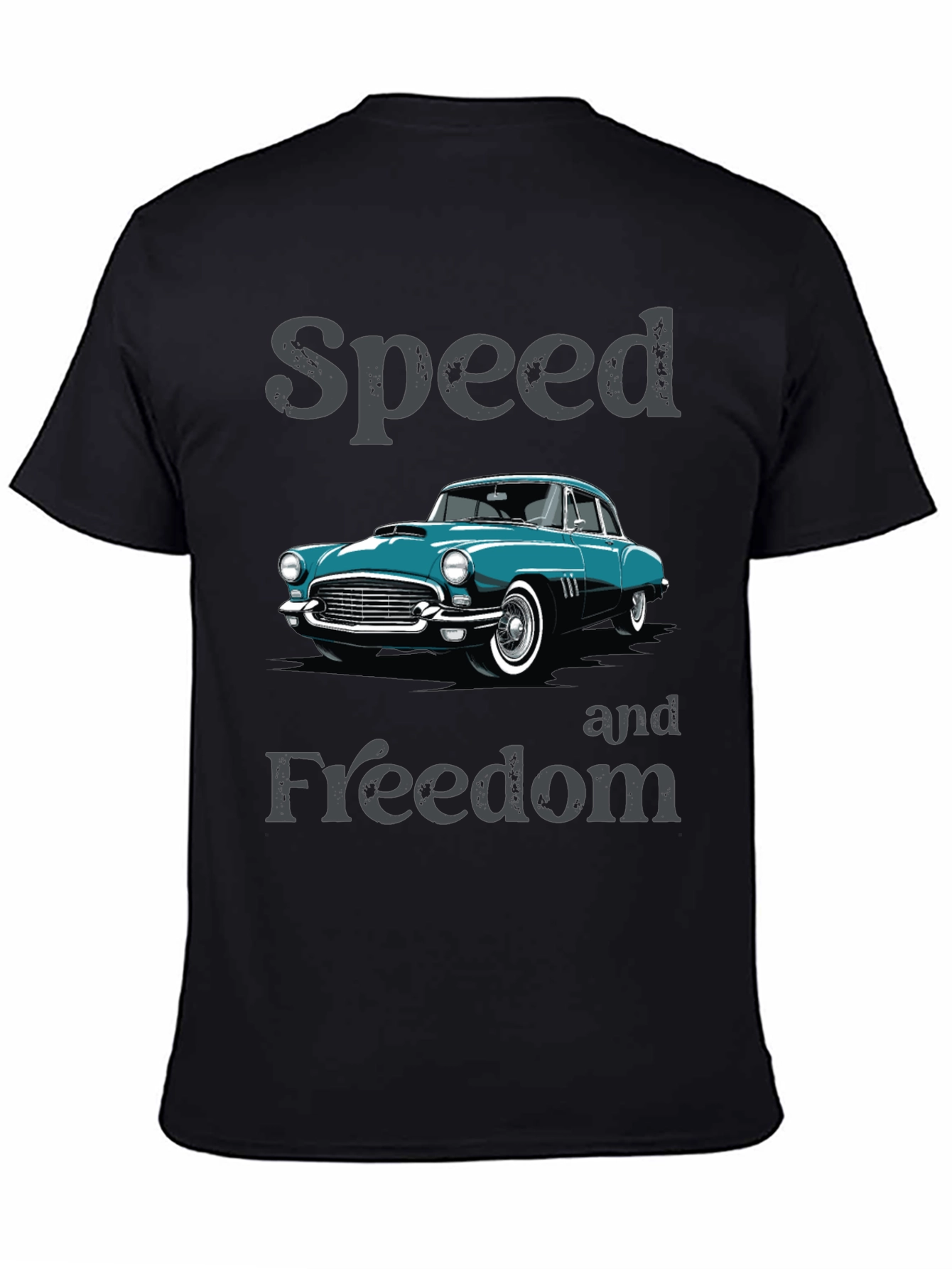 Speed and Freedom Classic Car Graphic Tee
